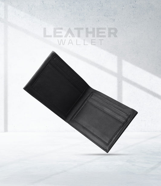 Soft Leather Bifold Wallet - Premium Leather