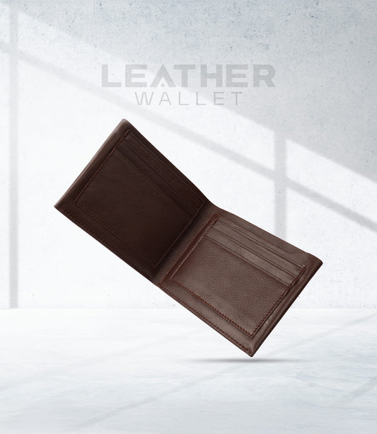 Soft Leather Bifold Wallet - Premium Leather