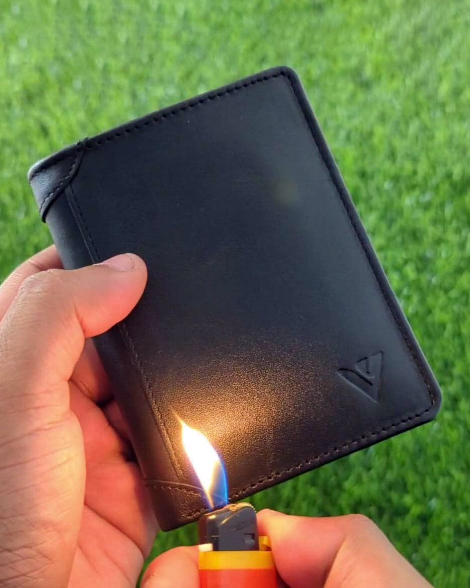 Venus Leather Wallet - Agun Black