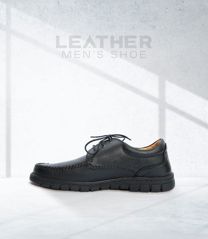 Handmade Casual Black Shoe