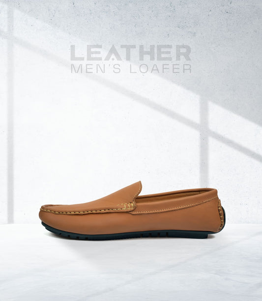 Light Tan Leather Loafer